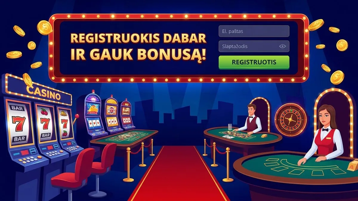 Registracija su bonusu